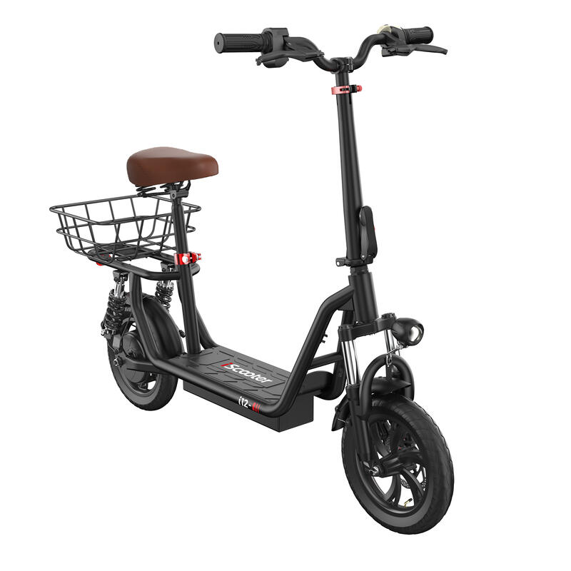 Trottinette électrique iScooter i12 avec siège 12 pouces, 36 V, 7,5 Ah