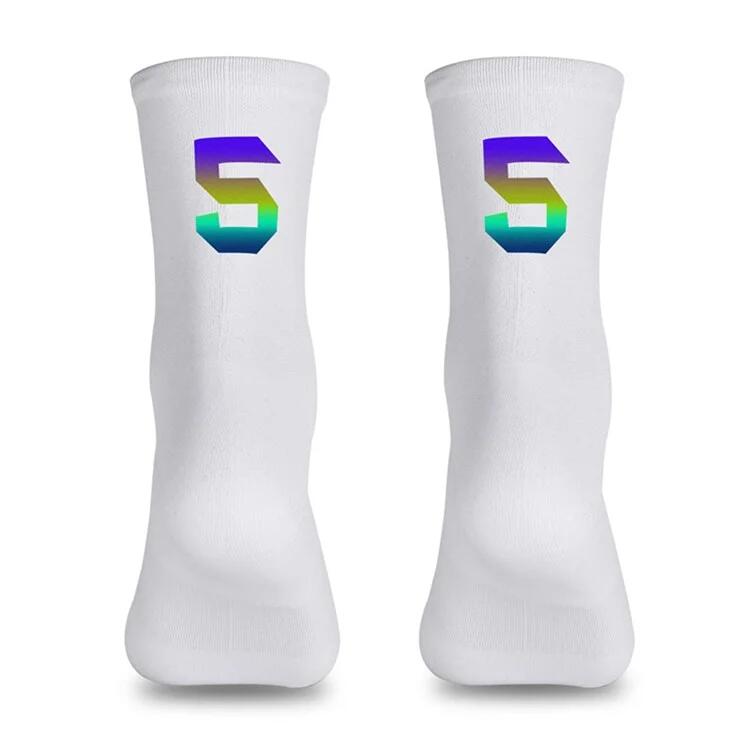 WEST BIKING Calzini da Ciclismo Riflettenti Digitali Taglia 39-46 - 5