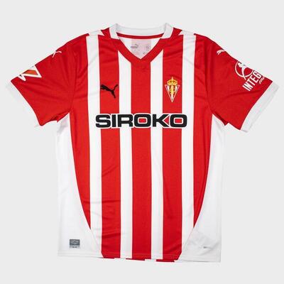 Heren en dames football officieel real sporting de gijón puma voetbalshirt real