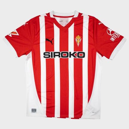 Maillot Football Officiel Puma Adulte Real Sporting de Gijón Homme et Femme Mai