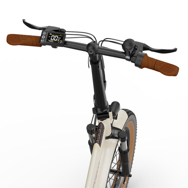 Bicicleta elétrica ONESPORT OT16 de 20 polegadas, 250 W, bateria de 48 V e 17 Ah