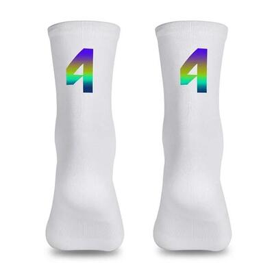 Reflecterende digitale fietssokken maat 39-46 - 4