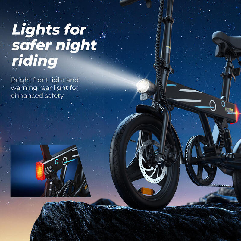 Vélo électrique iScooter EB1 36 V 7,8 Ah avec pneus de 14 pouces