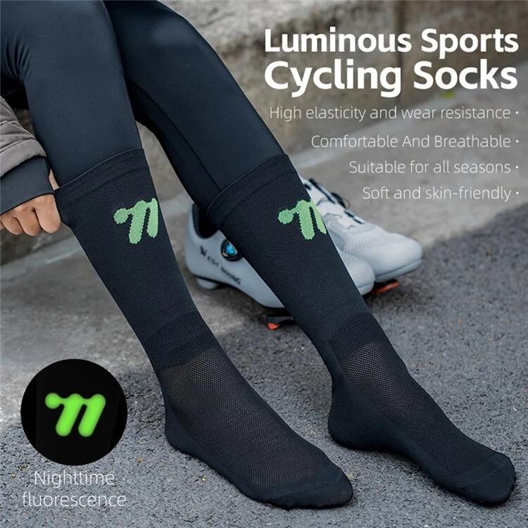 Chaussettes réfléchissantes Run X - Noir | France
