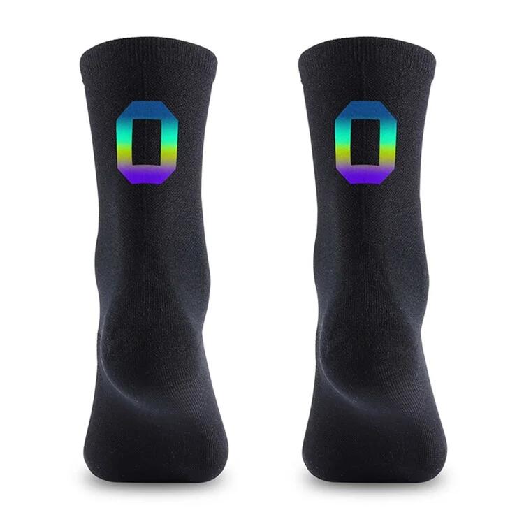 Reflective Cycling Socks Size 39-46 - Black