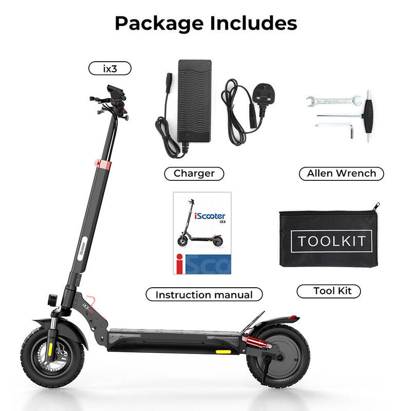 Trottinette électrique tout-terrain ISCOOTER IX3 10 pouces 48 V 10 Ah
