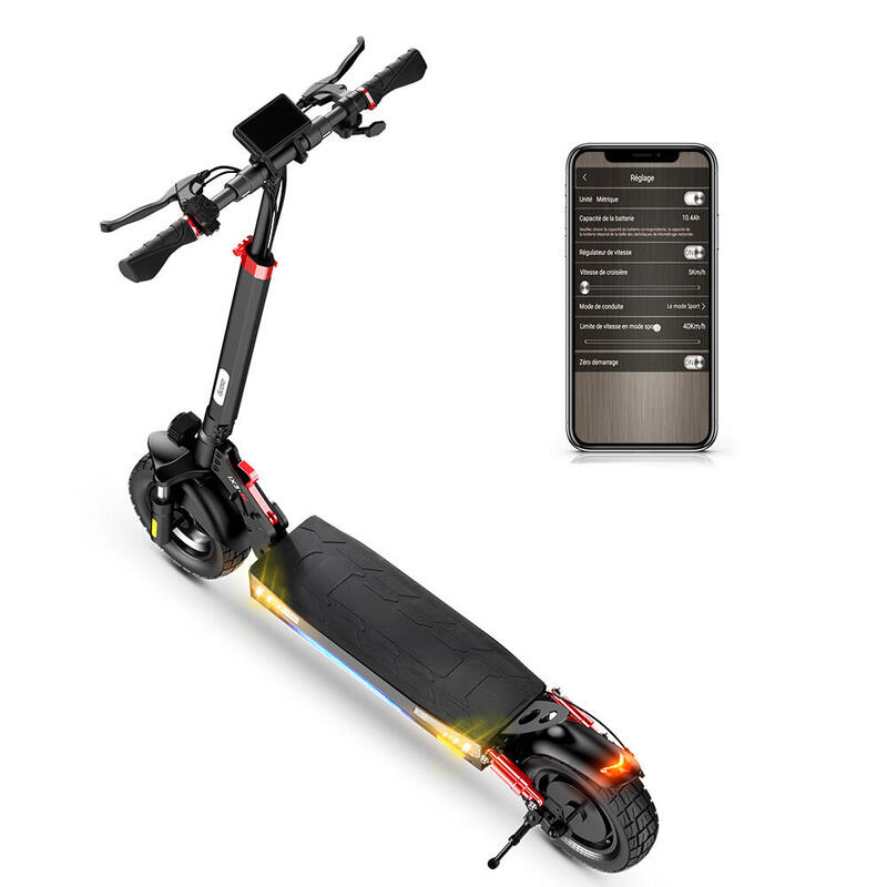 Trottinette électrique tout-terrain ISCOOTER IX3 10 pouces 48 V 10 Ah