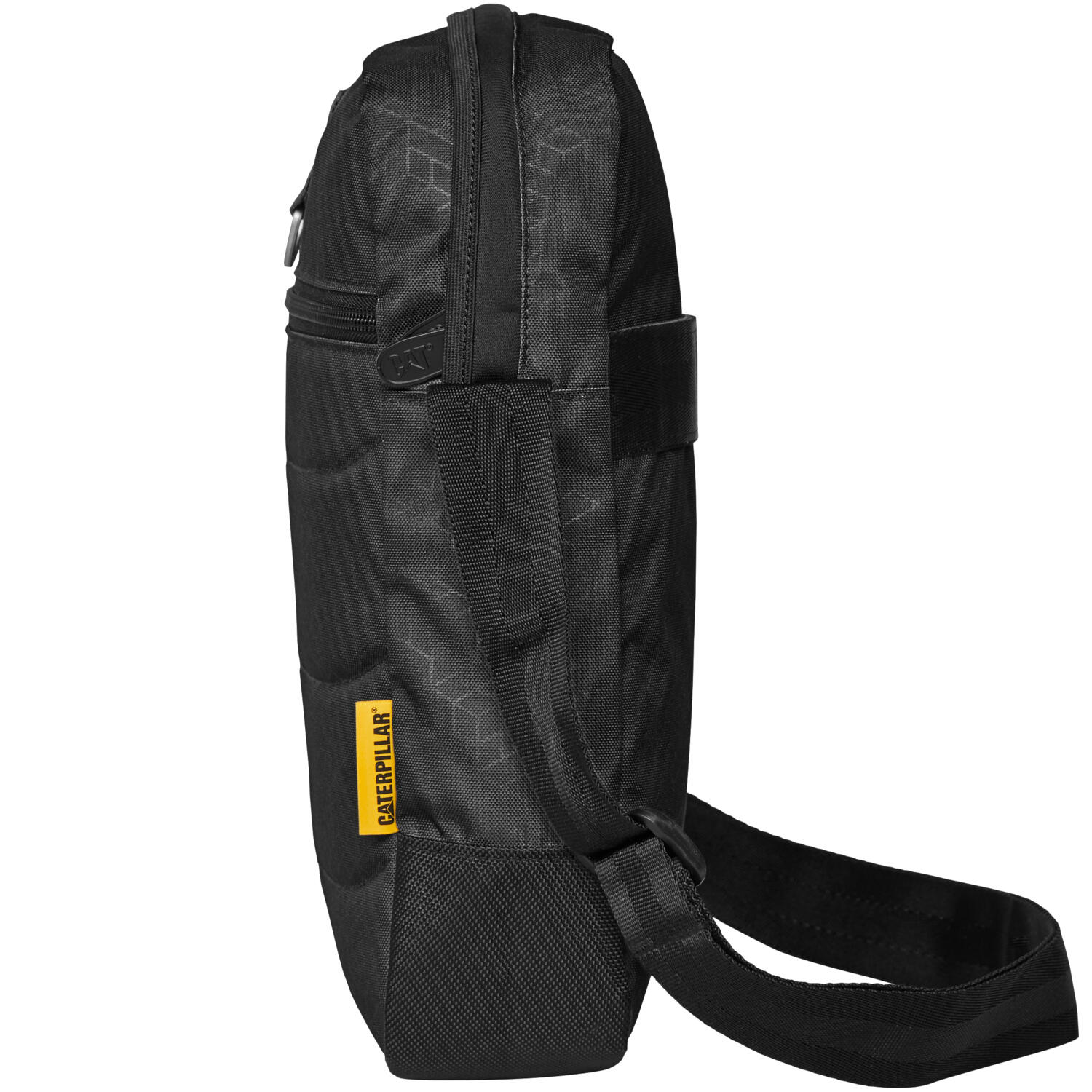 CATERPILLAR CAT Ryan Shoulder Bag 84058-478 – Black Heat Embossed 3/4