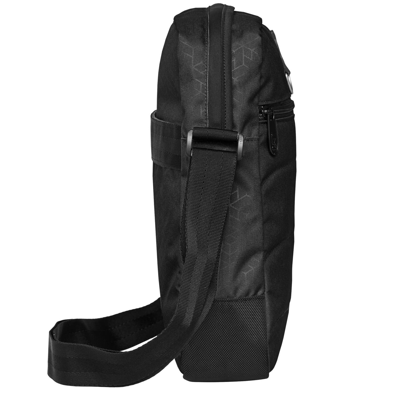 CATERPILLAR CAT Ryan Shoulder Bag 84058-478 – Black Heat Embossed 4/4