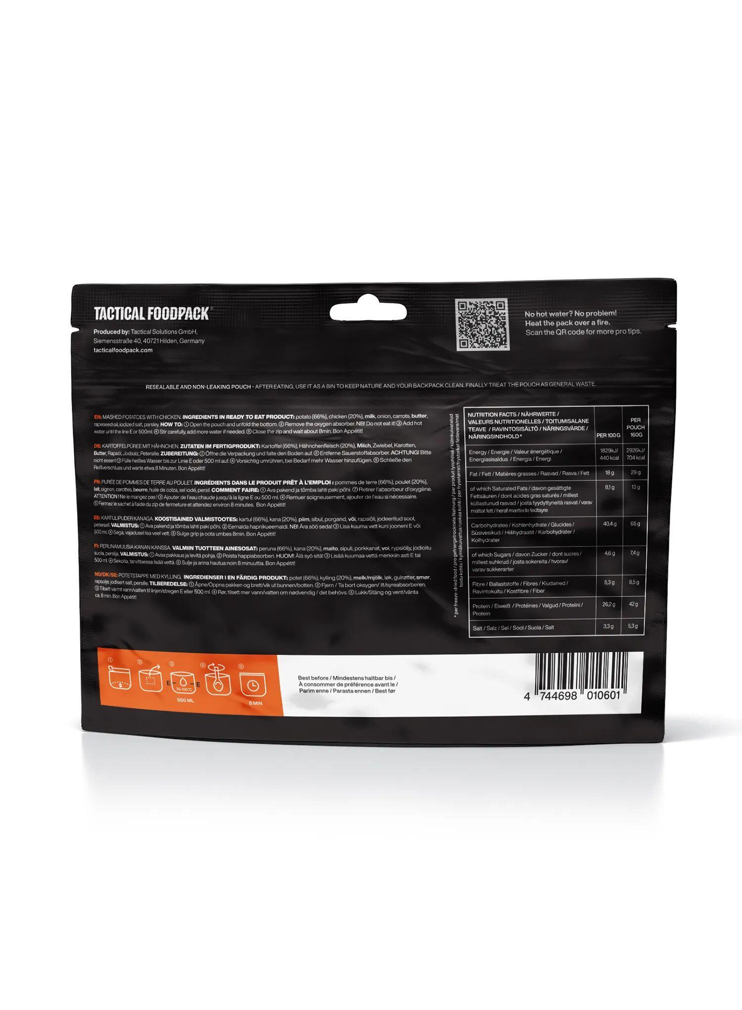 Liofilizat Tactical Foodpack Puree ziemniaczane z kurczakiem 660 g 2/2