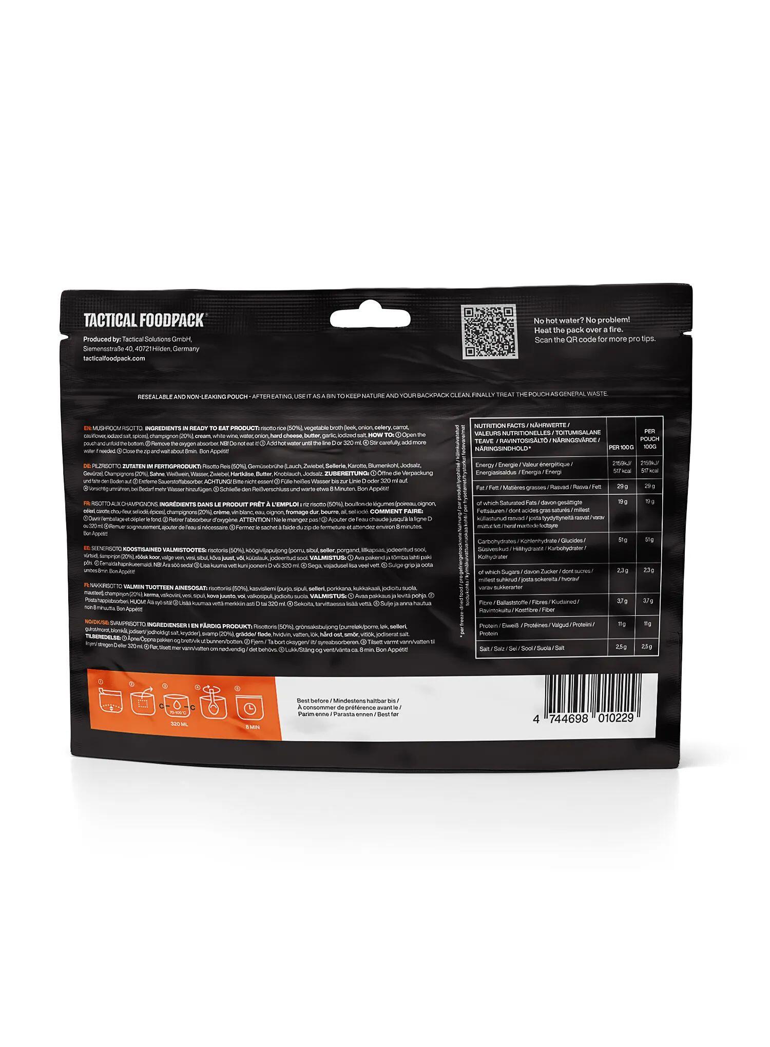 Liofilizat Tactical Foodpack Grzybowe risotto 420 g 2/4