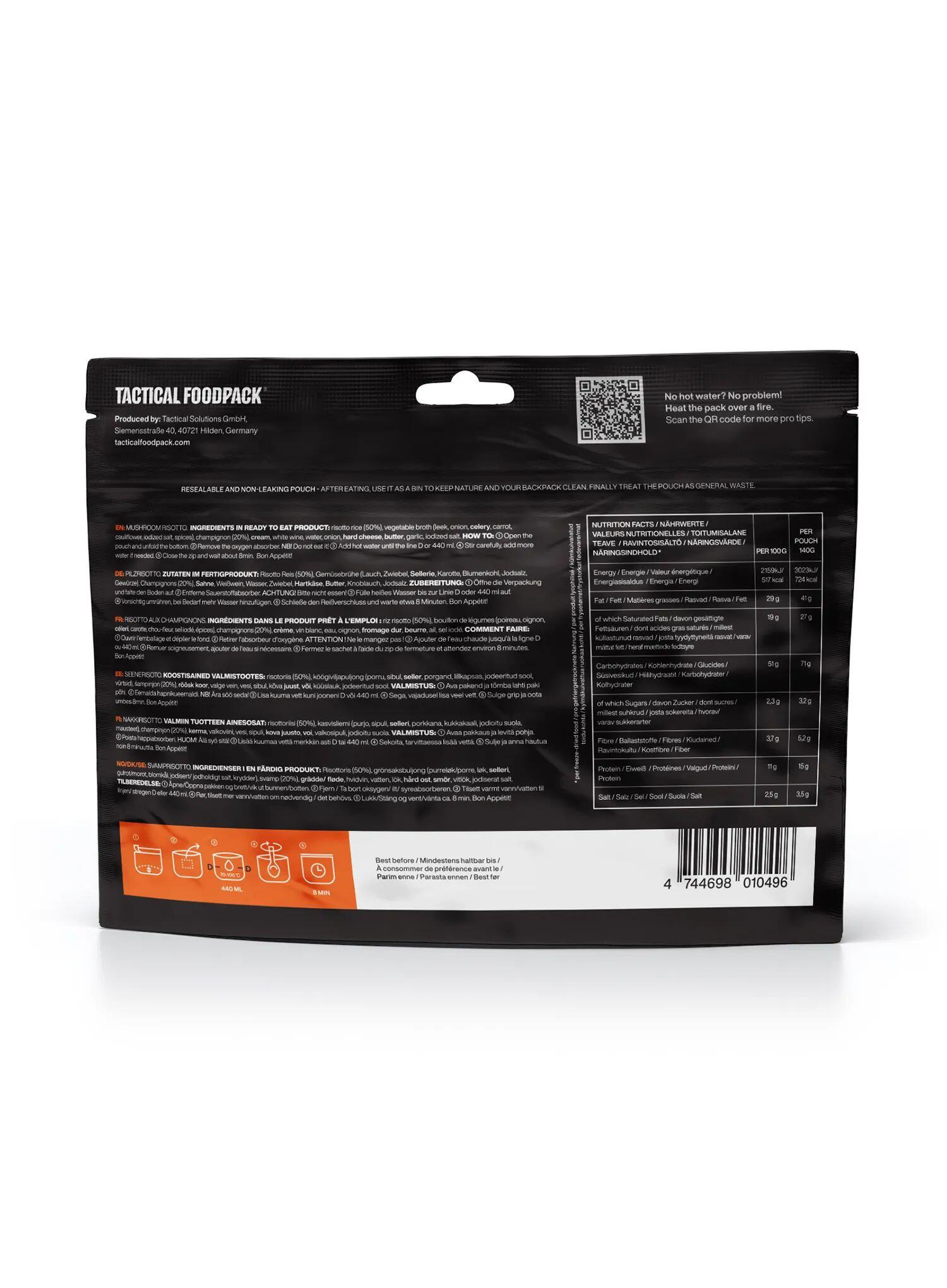Liofilizat Tactical Foodpack Grzybowe risotto 580 g 3/4
