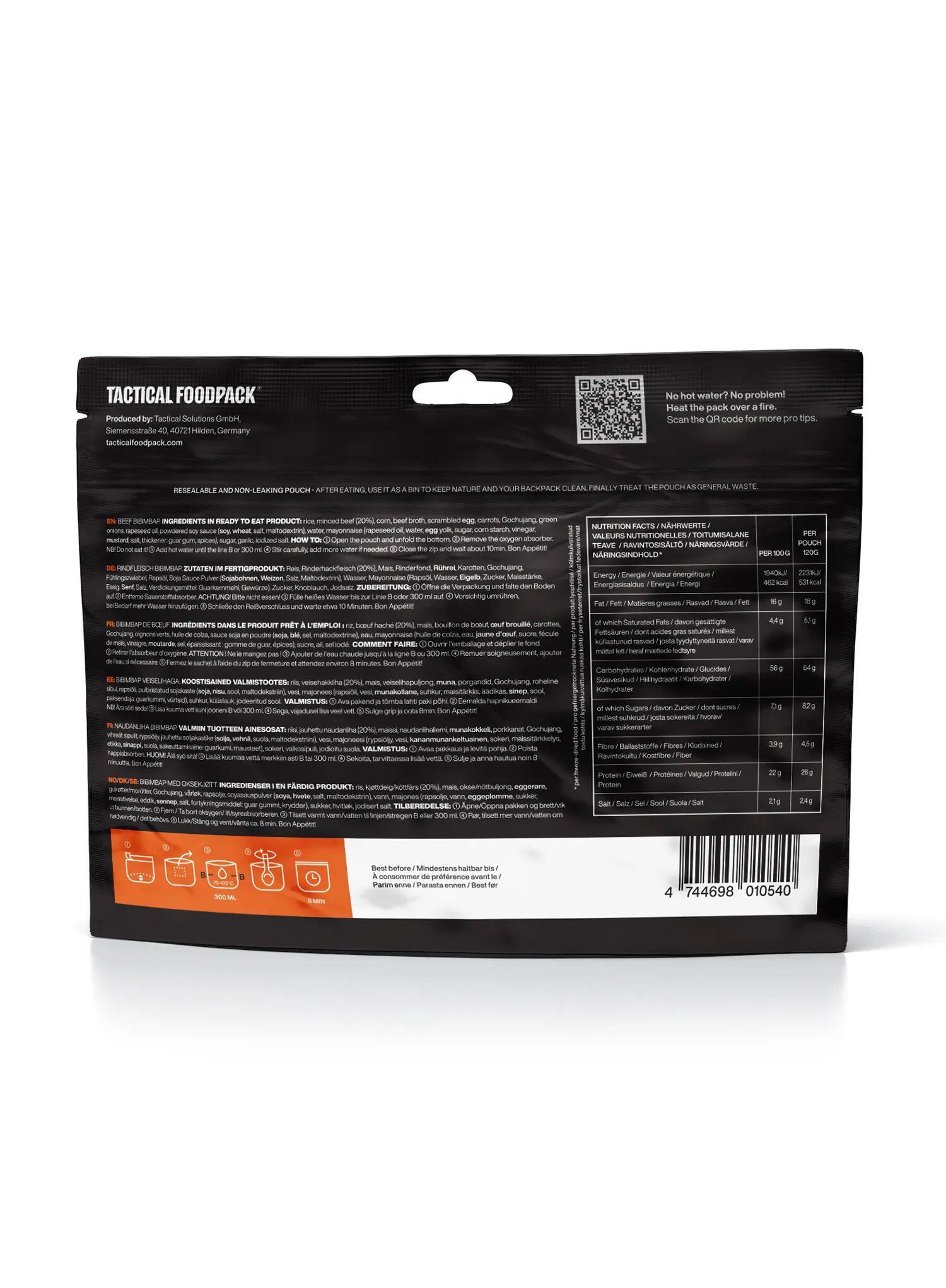 Liofilizat Tactical Foodpack Bibimbap z wołowiną 420 g 3/3