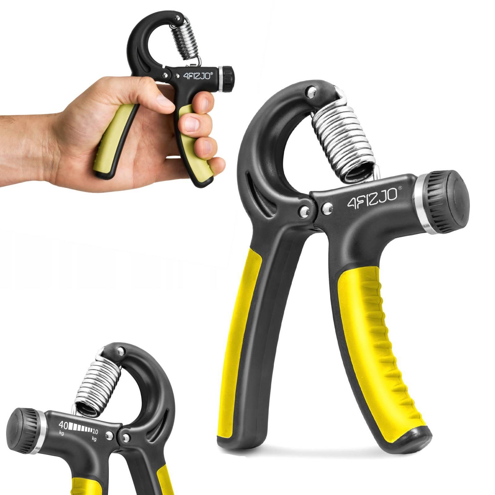 Handtrainer verstelbaar krachttraining revalidatie antislip 10-40kg 4FIZJO 3/7