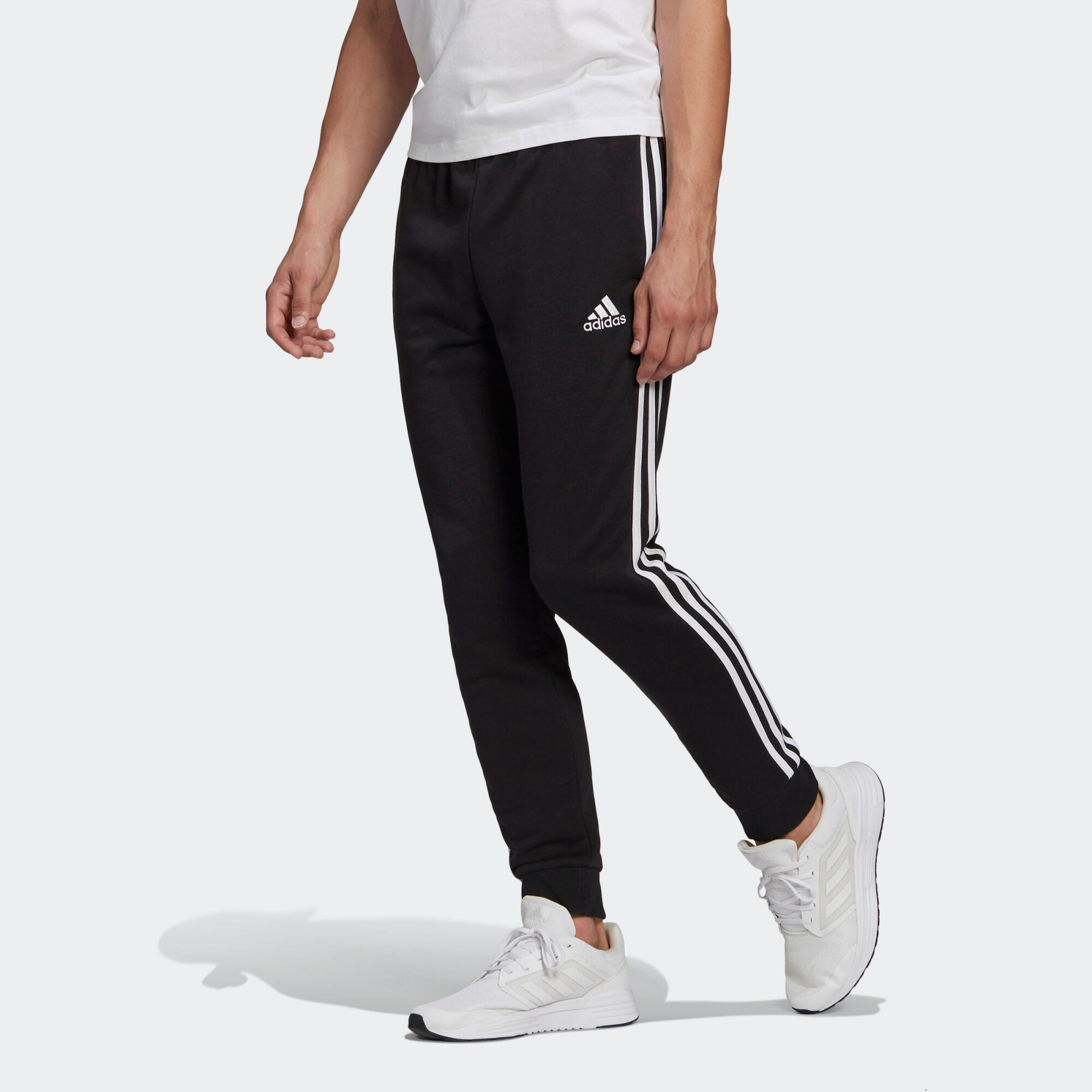ADIDAS Essentials French Terry Tapered Cuff 3-Stripes Broek