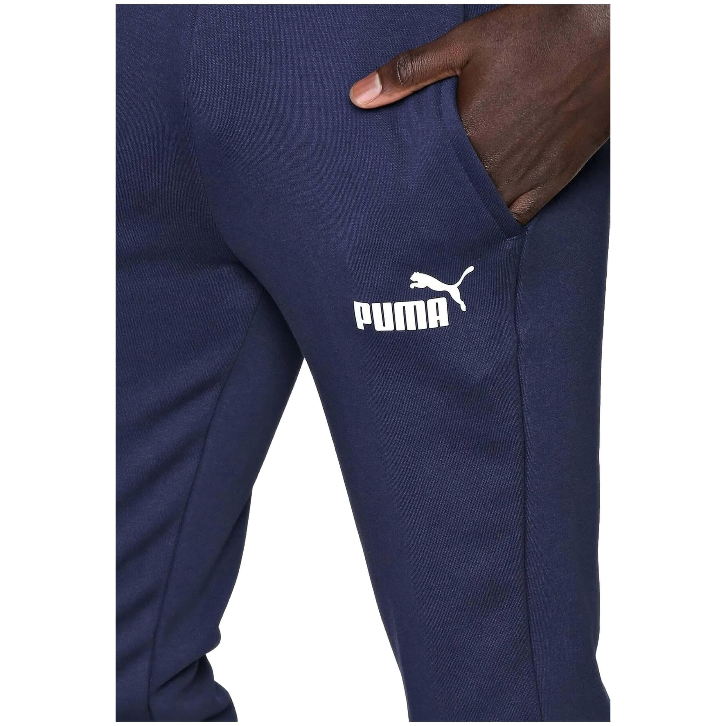 Puma Essentials Slim Pant, Mannen, Training Broeken, marineblauw 5/5