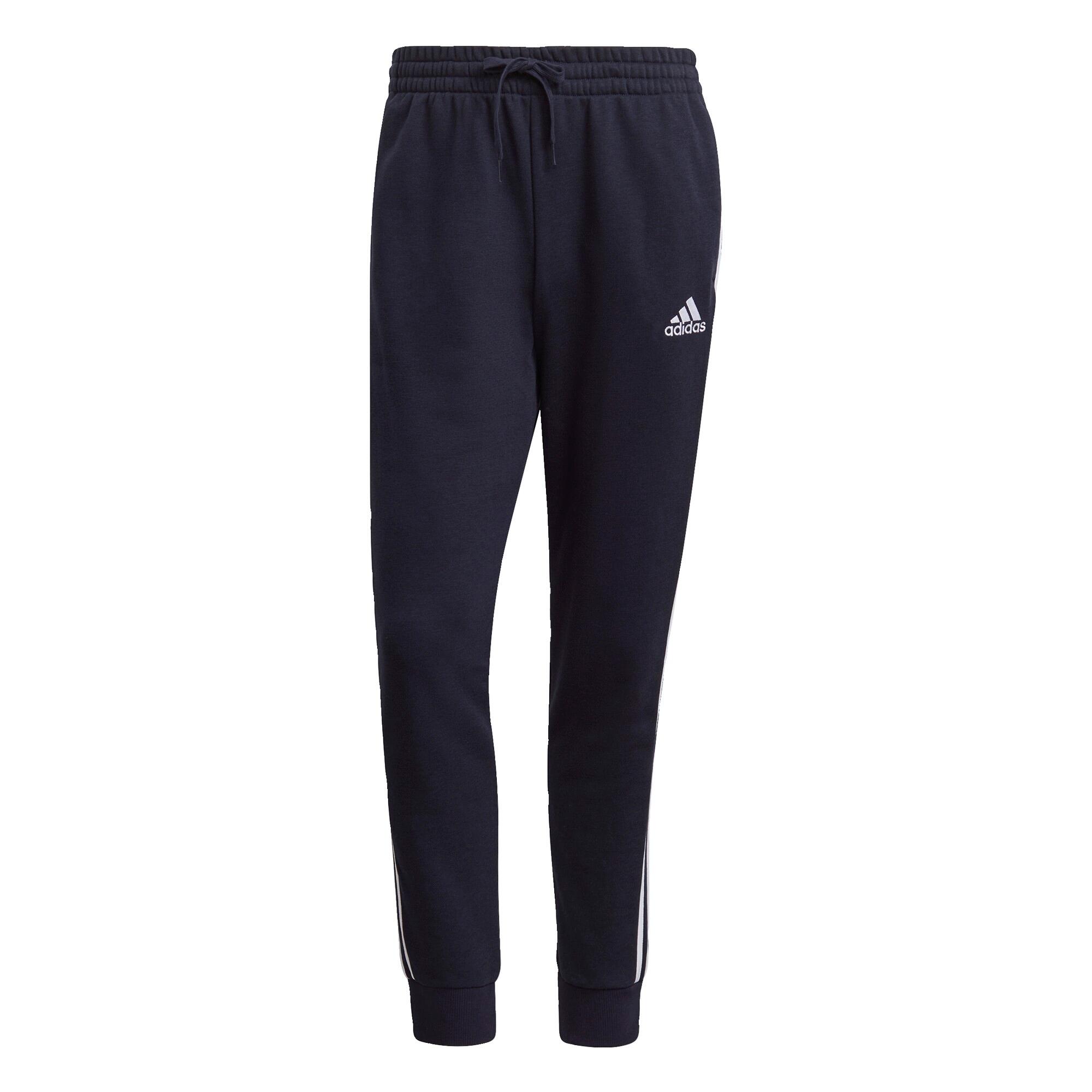 Calças adidas 3 Riscas Essentials French Terry Tapered Cuff 3 2/5