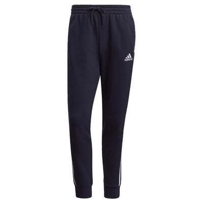 Essentials french terry tapered cuff 3-stripes broek