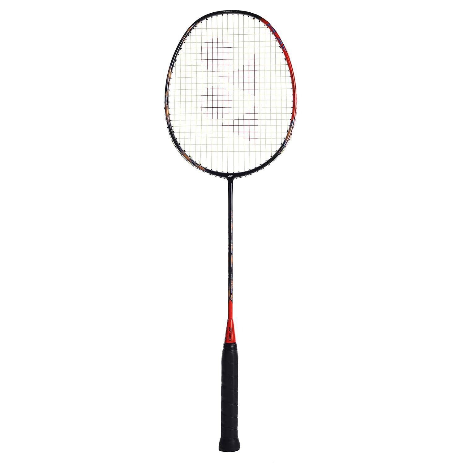 YONEX Astrox 77 Play Graphite Strung Badminton Racket with Full Racket Cover (High Orange)