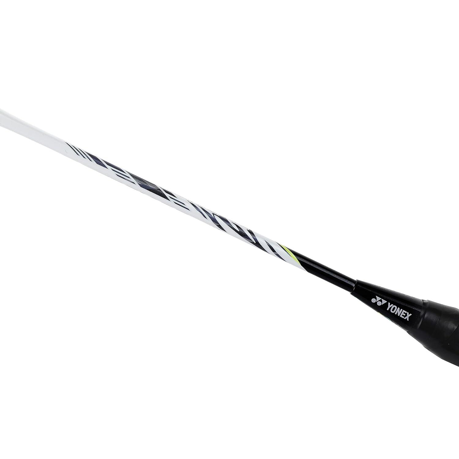 YONEX Astrox 99 Play Graphite Strung Badminton Racket with Full Racket Cover (White Tiger)