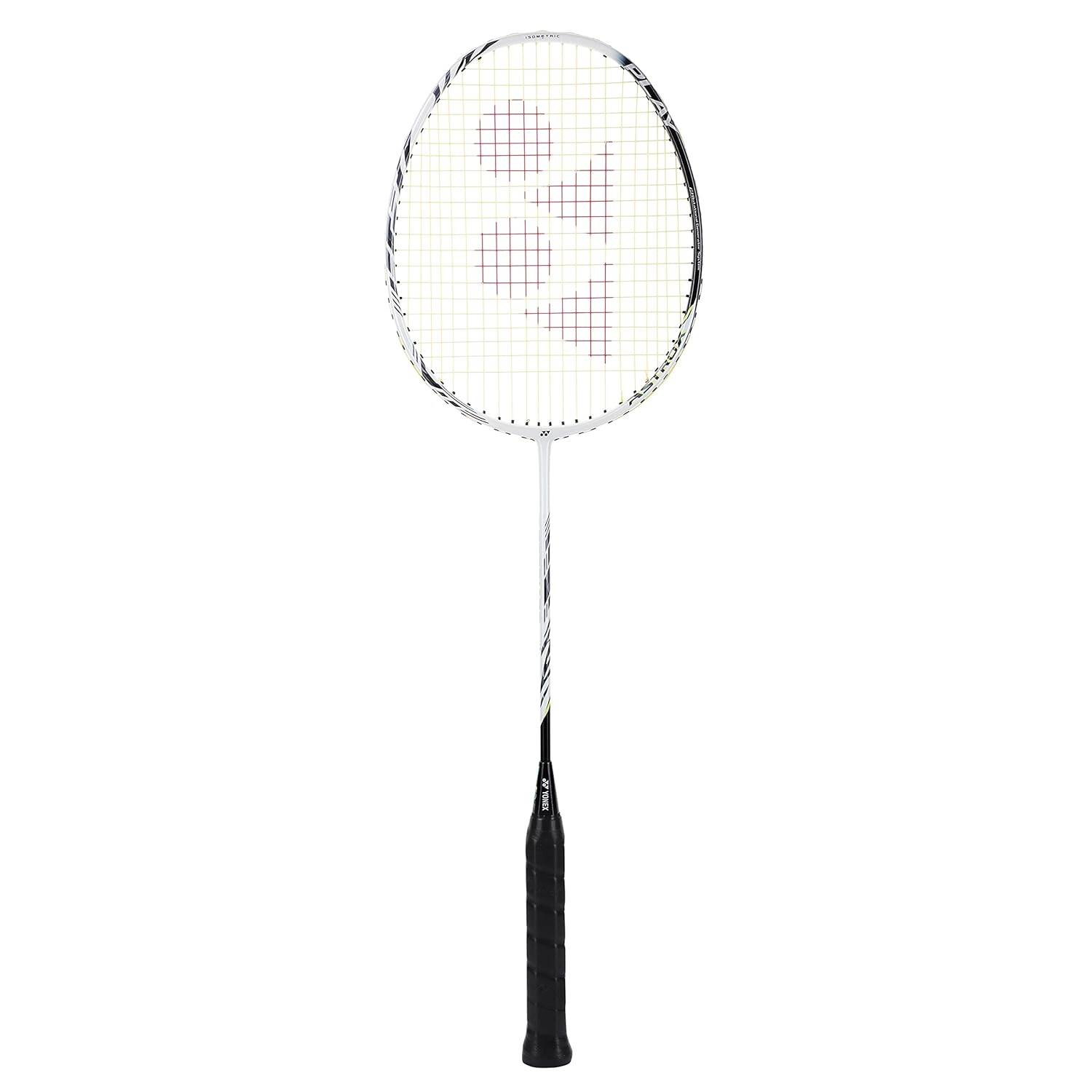 YONEX Astrox 99 Play Graphite Strung Badminton Racket with Full Racket Cover (White Tiger)