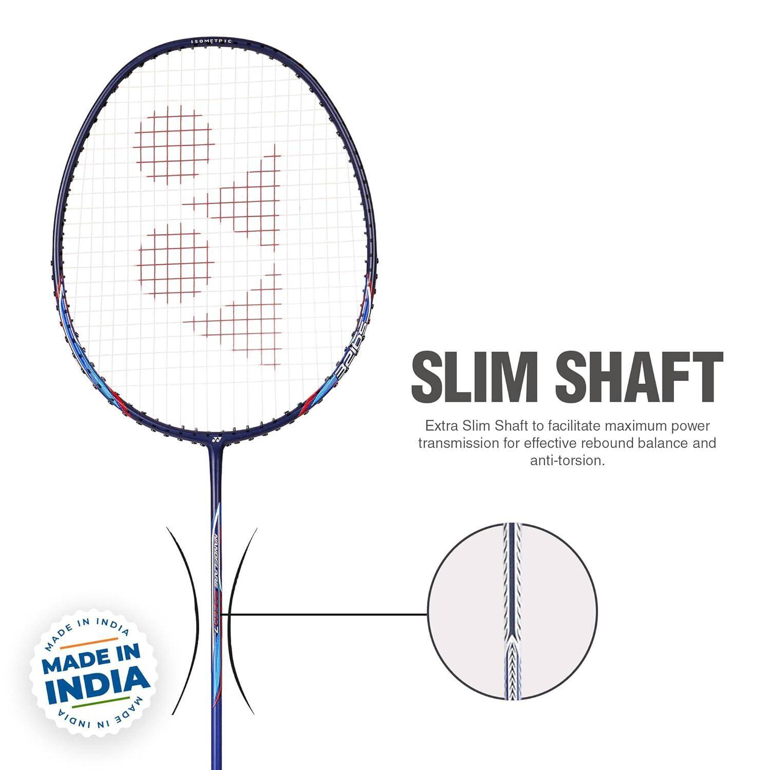 Yonex Badminton Racquet Nanoflare Speed 7 Blue (G4 4U) -  5
