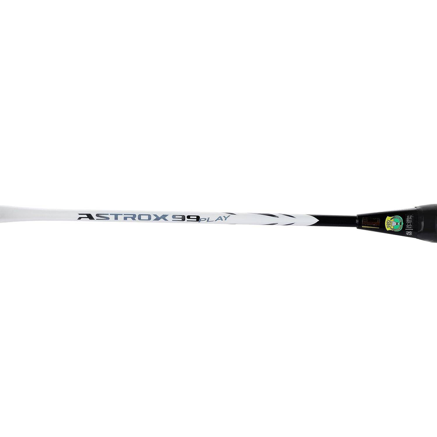 YONEX Astrox 99 Play Graphite Strung Badminton Racket with Full Racket Cover (White Tiger) -  5