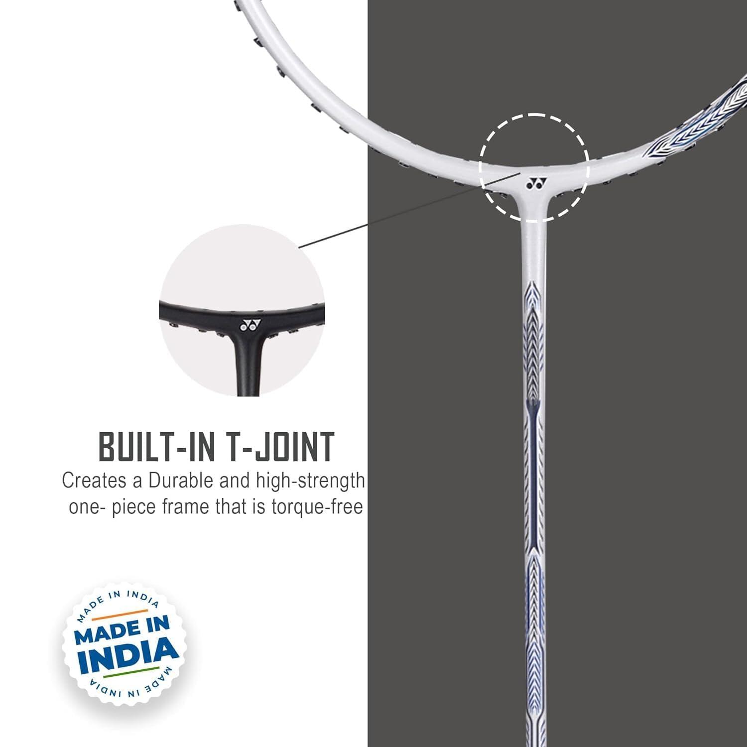 Yonex Badminton Racquet Astrox Attack 9 Pearl White (G4 4U) Made in INDIA