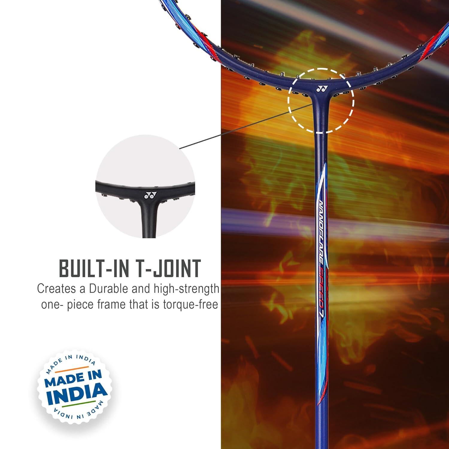 Yonex Badminton Racquet Nanoflare Speed 7 Blue (G4 4U)