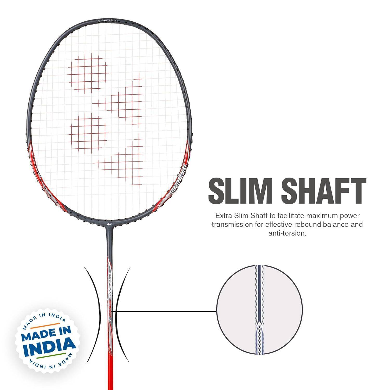 Yonex Badminton Racquet Nanoflare Speed 7 Red (G4 4U) -  5