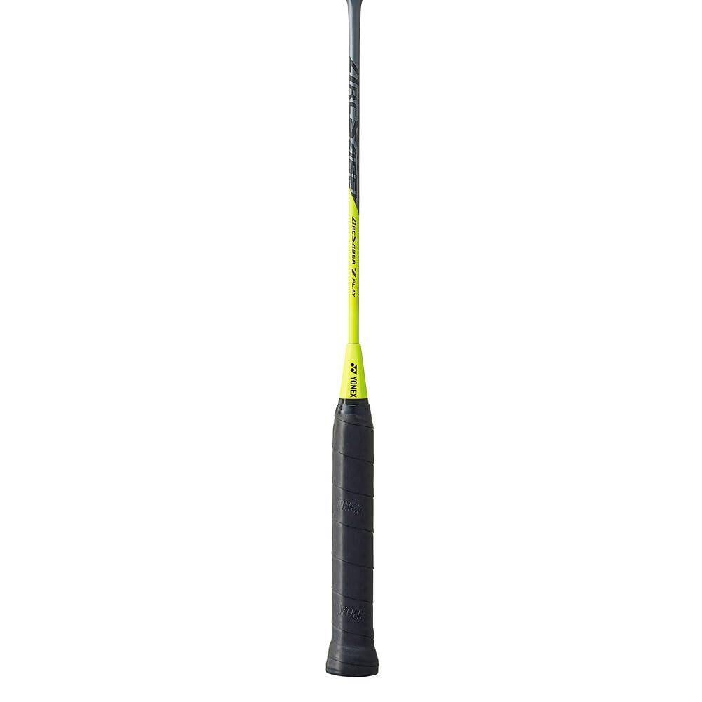 YONEX Arcsaber 7  Play Graphite Strung Badminton Racket with Full Racket Cover (Grey/Yellow) -  4