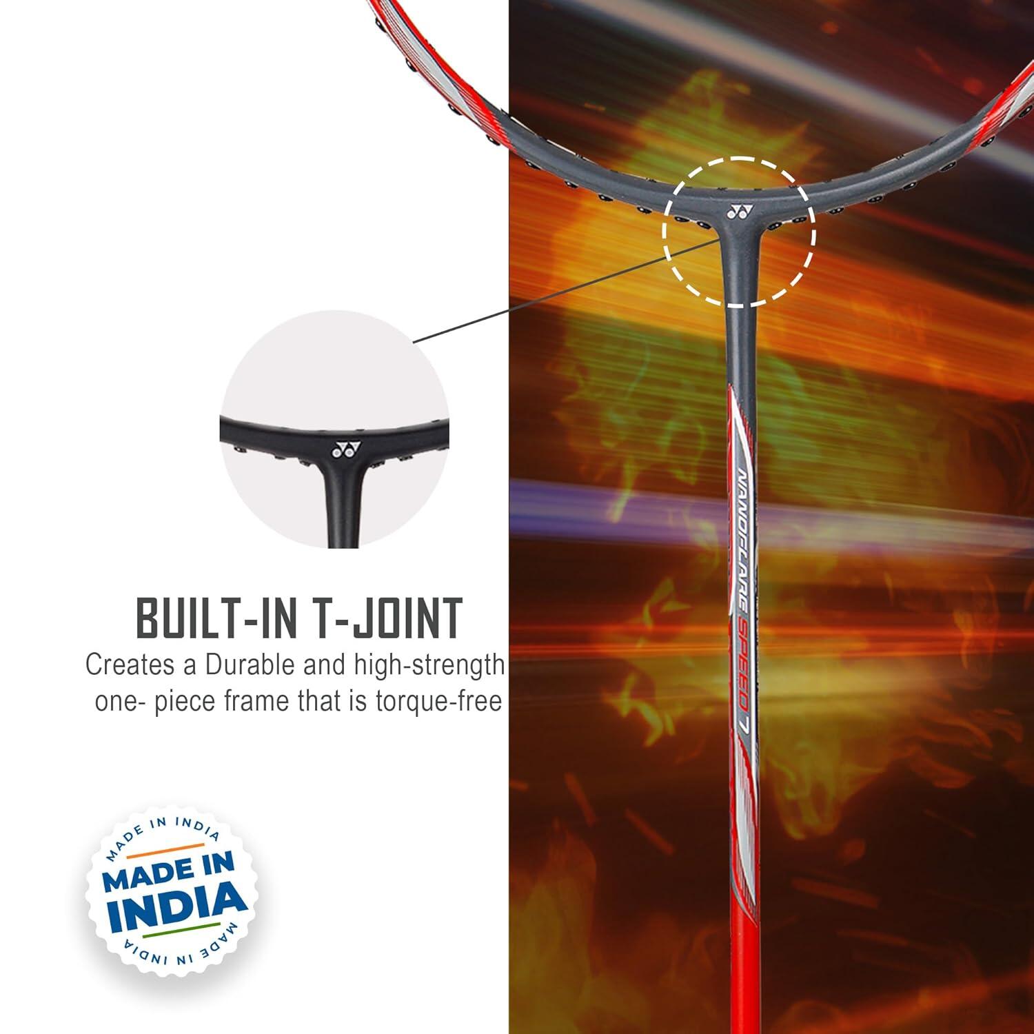 Yonex Badminton Racquet Nanoflare Speed 7 Red (G4 4U)