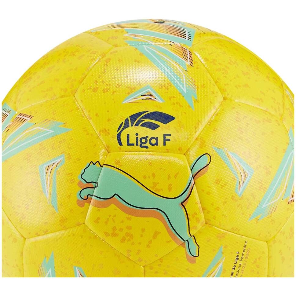 Hybrydowa piłka do piłki nożnej Orbita Liga F PUMA Dandelion Multi Colour Yellow