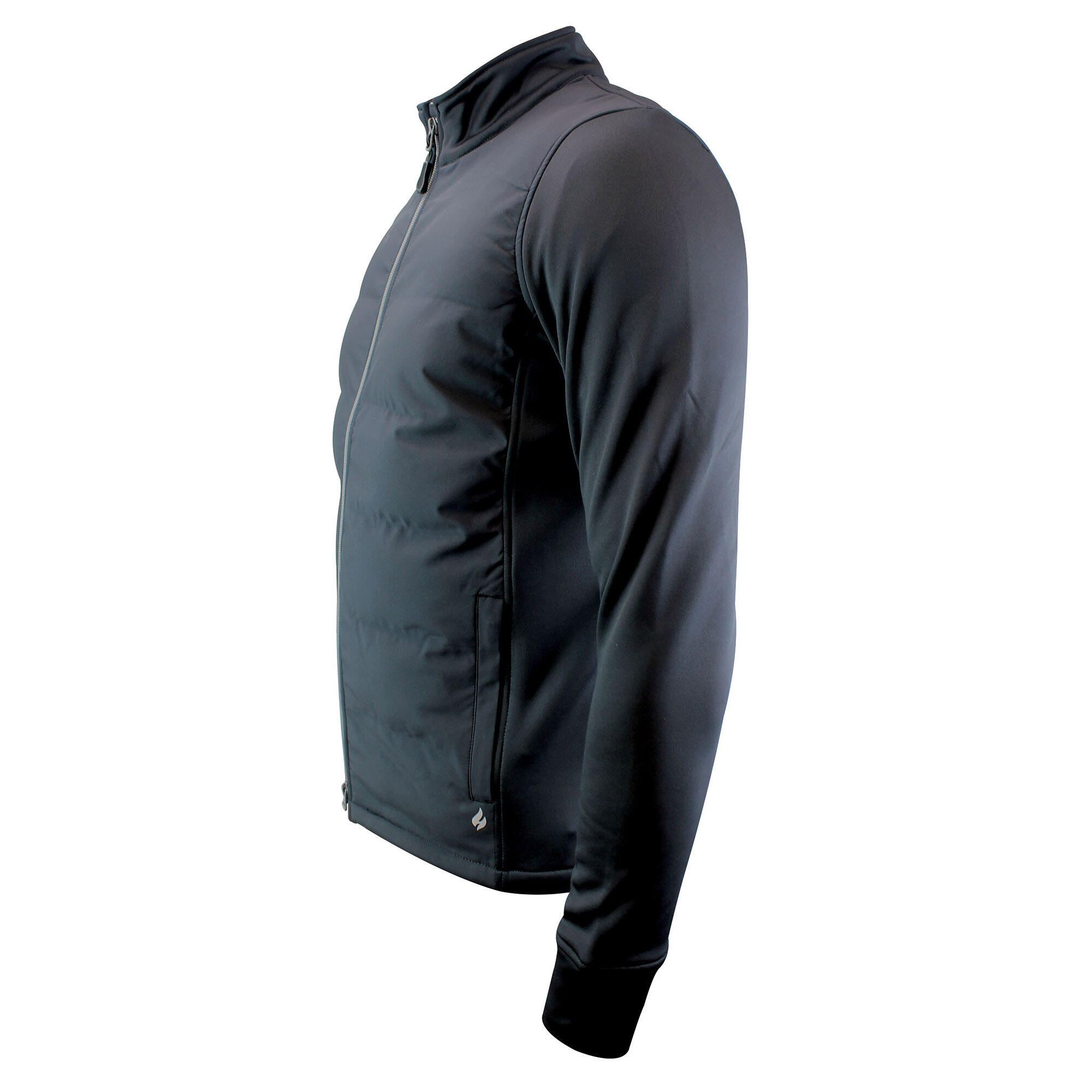 Veste résistante à l'eau doublée en polaire pour hommes fermeture éclair 2/6