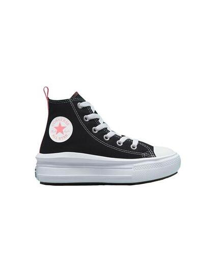 Scarpe da bambina Converse All Star Move High Top nere.