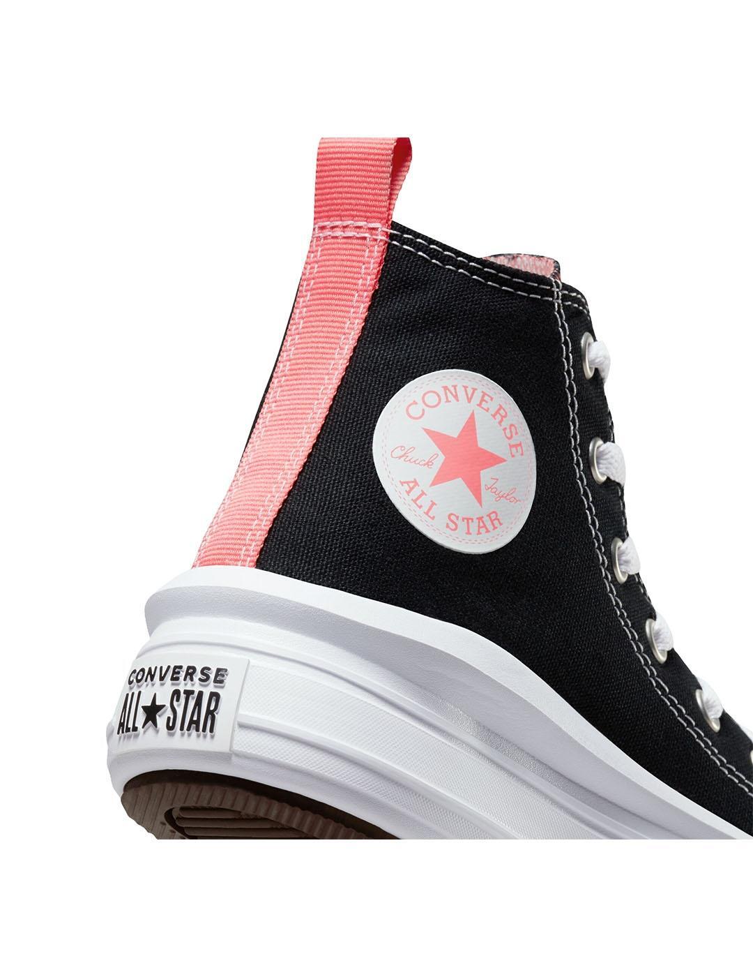 Chaussure pour fille Converse All star move high top Noir 3/6