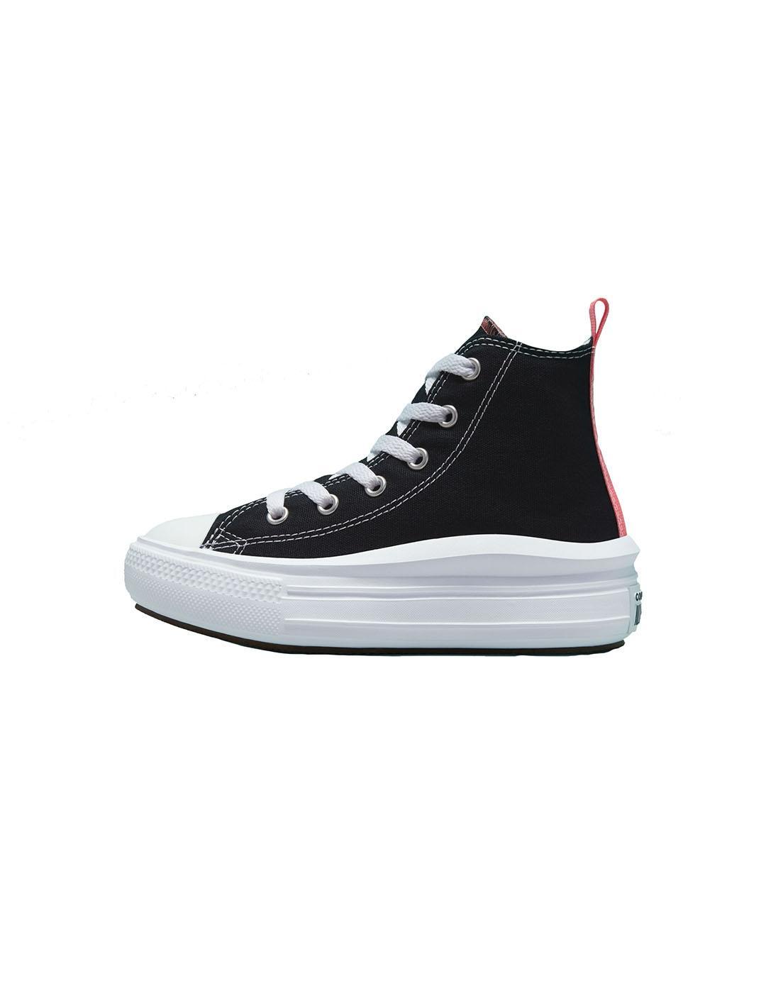 Chaussure pour fille Converse All star move high top Noir 2/6