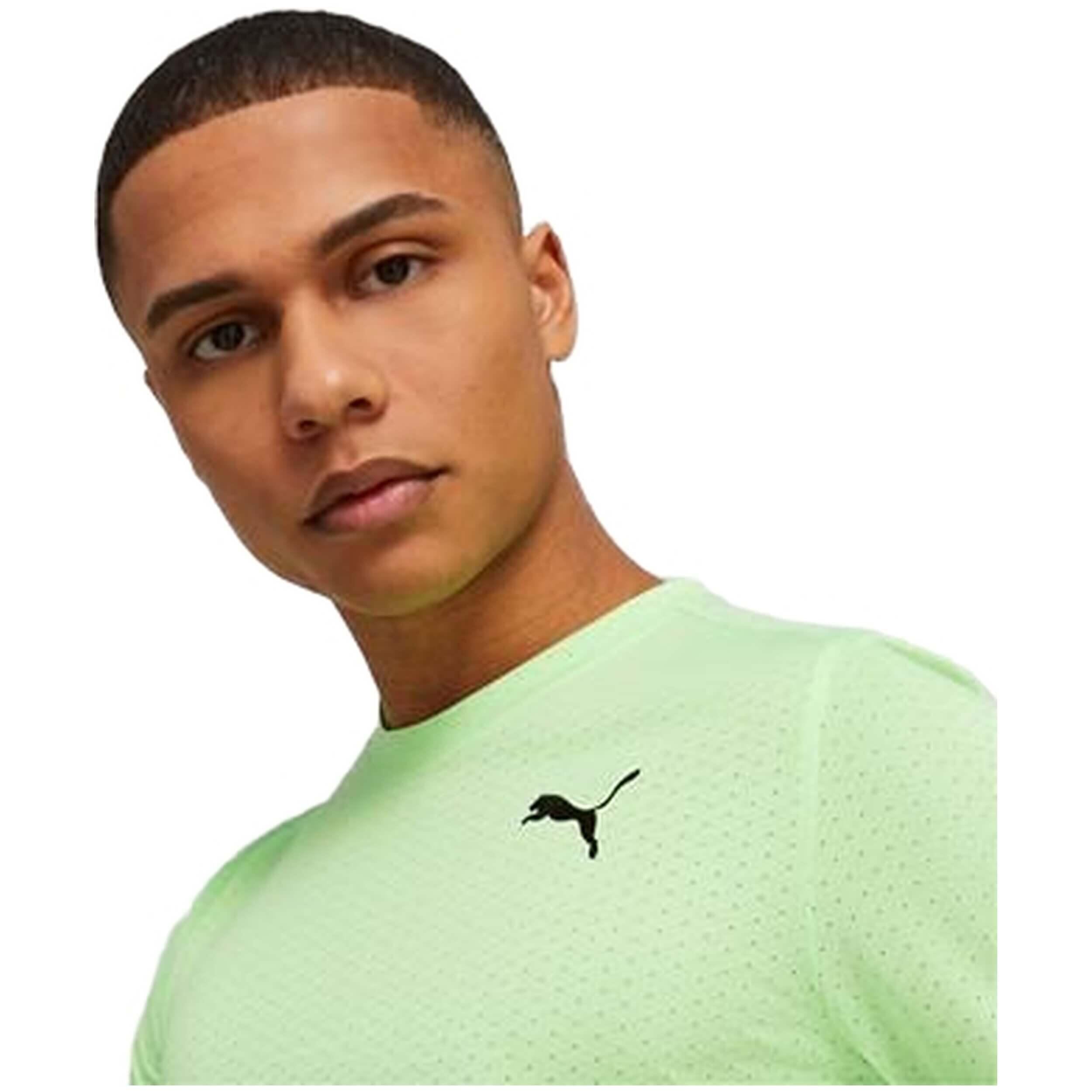 T-shirt à manches courtes homme Puma Train Fav Blaster Fizzy Vert 5/5
