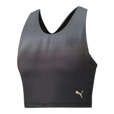 Top Sportivo Donna Puma Studio Ombre Racerba Nero