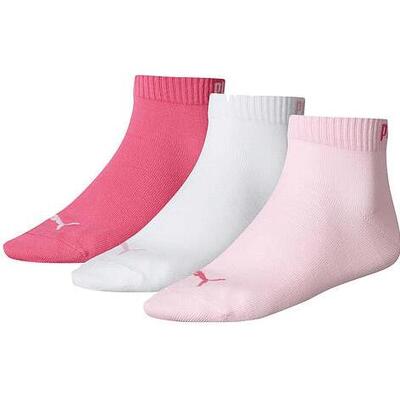 Sokken puma quarter plain pack 3 voor meisjes
