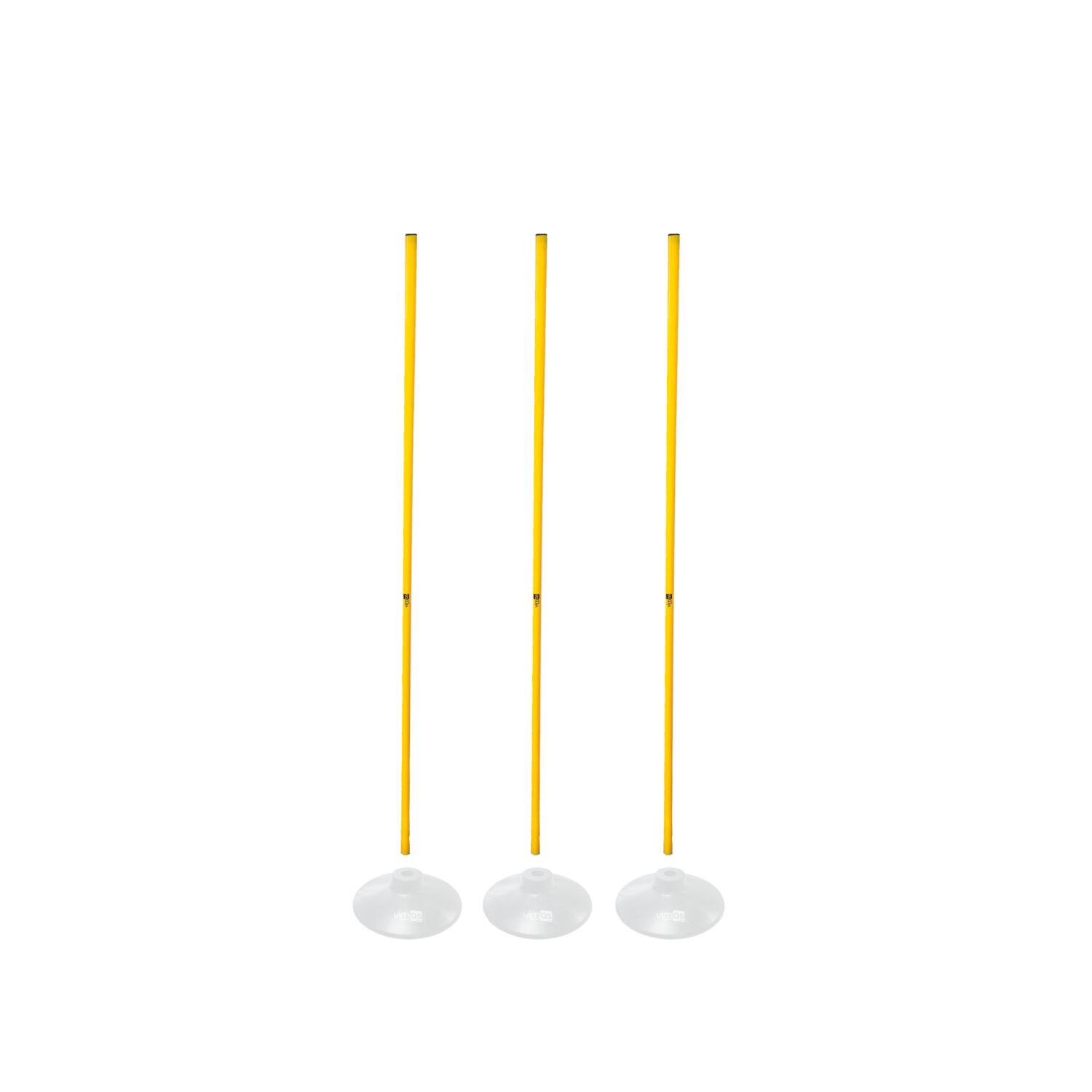 Set 3 Picas Entrenamiento 120cm VIMAS SPORT Amarilla 3/3