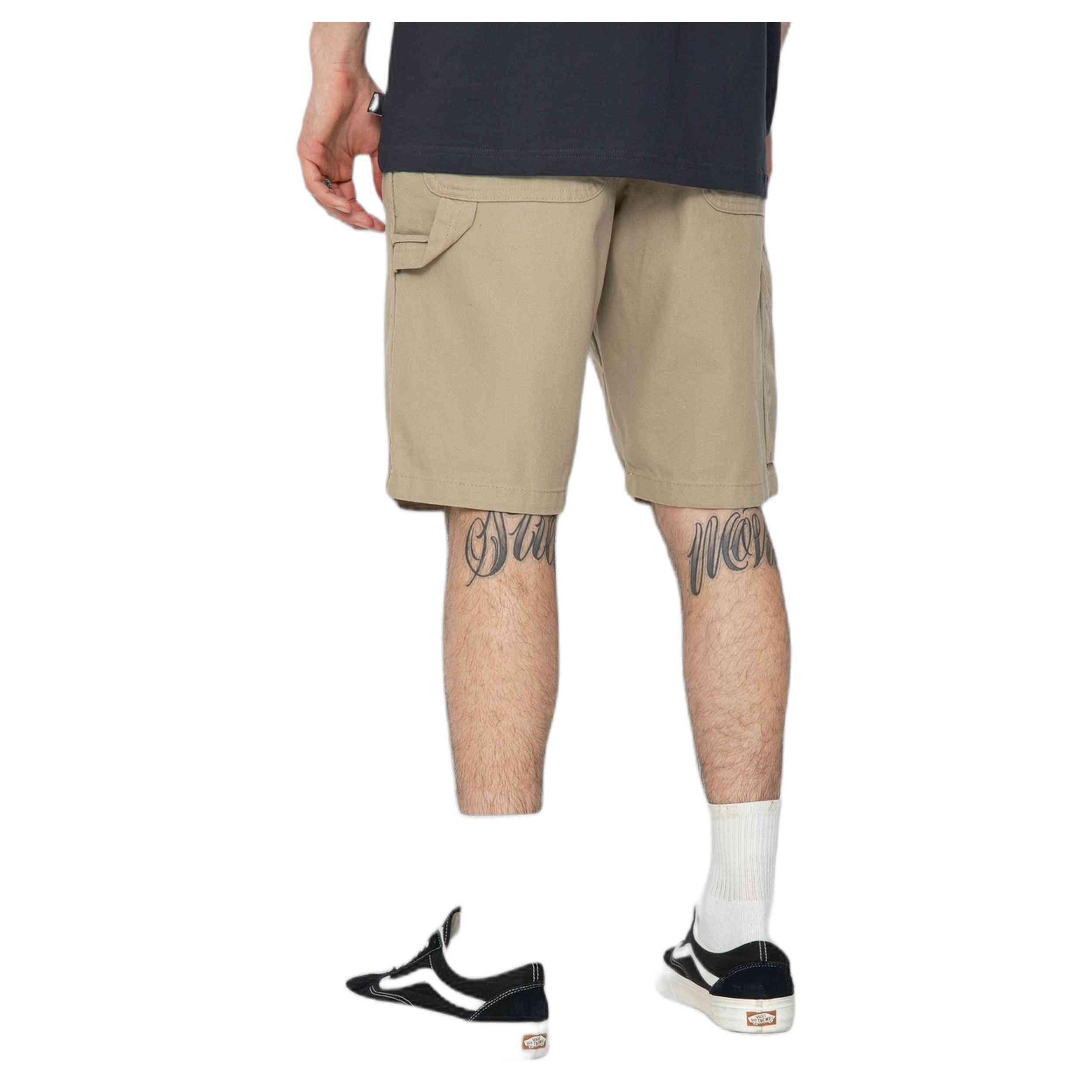 Dickies Pantalones Cortos De Trabajo Flexibles De 28,4 Cm Para Hombres Trabajadores, Beige