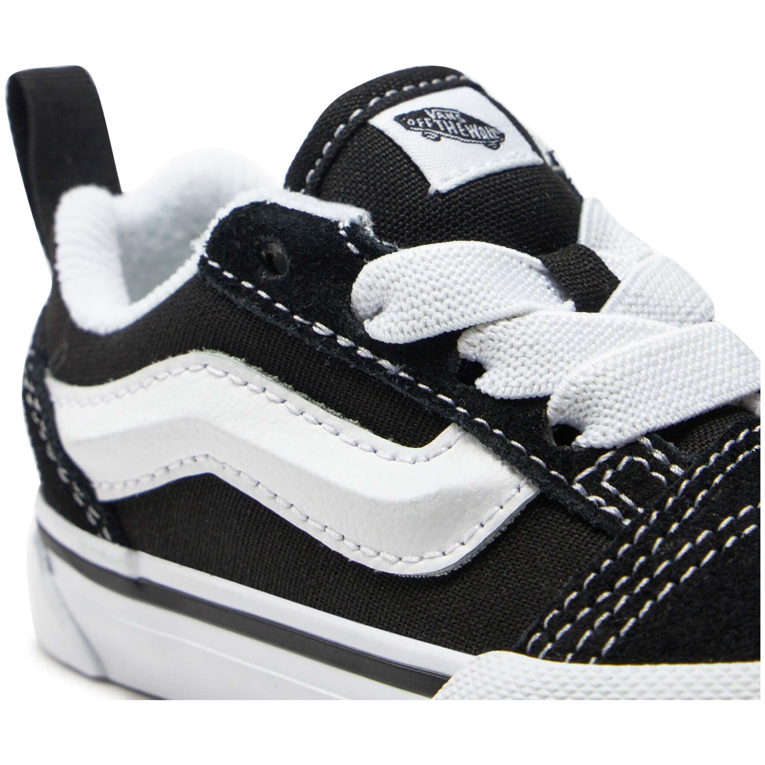 Chaussures pour enfant Vans Knu skooll à lacets élastiques noirs 5/5