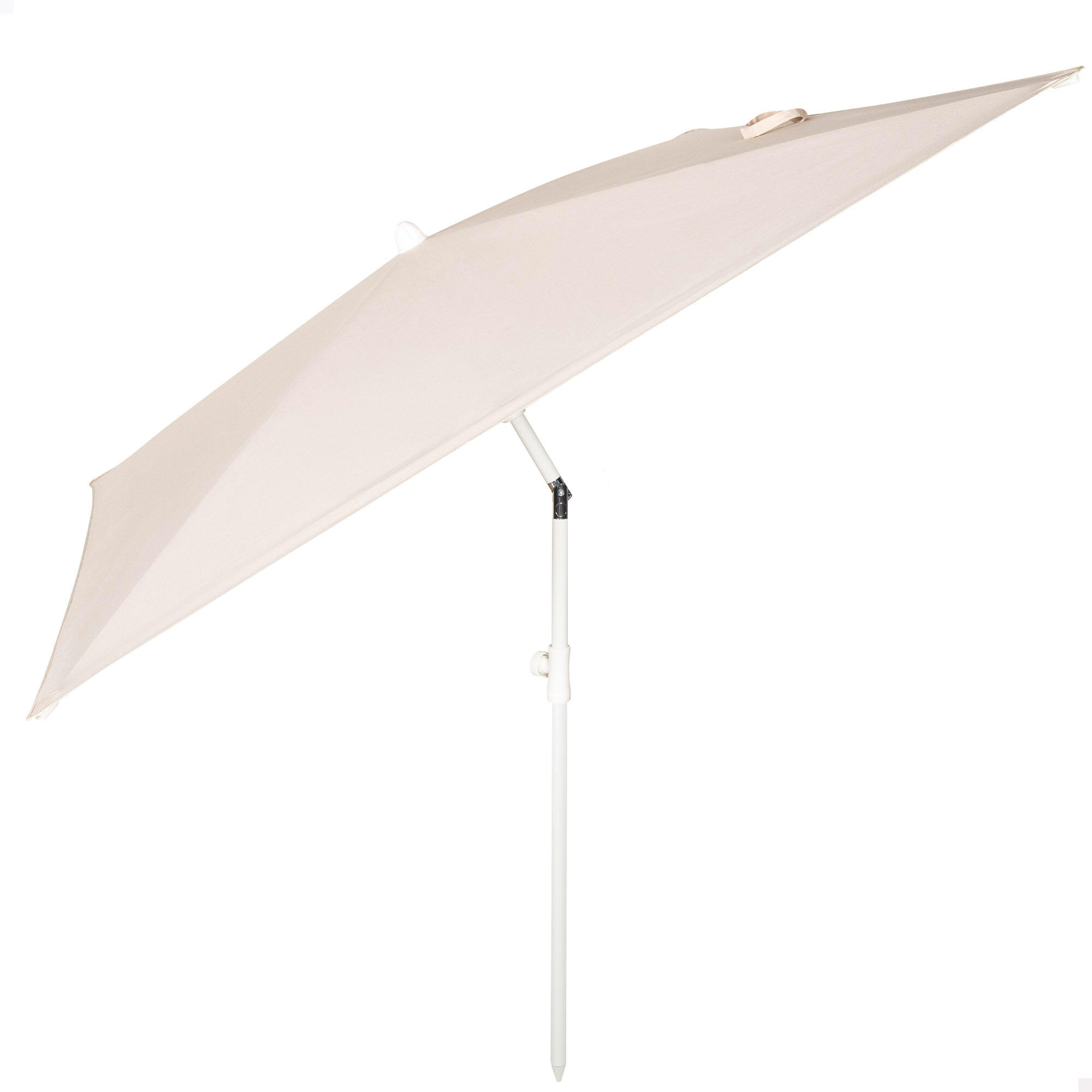 AKTIVE Aktive Sombrilla terraza 4 varillas 180 cm beige