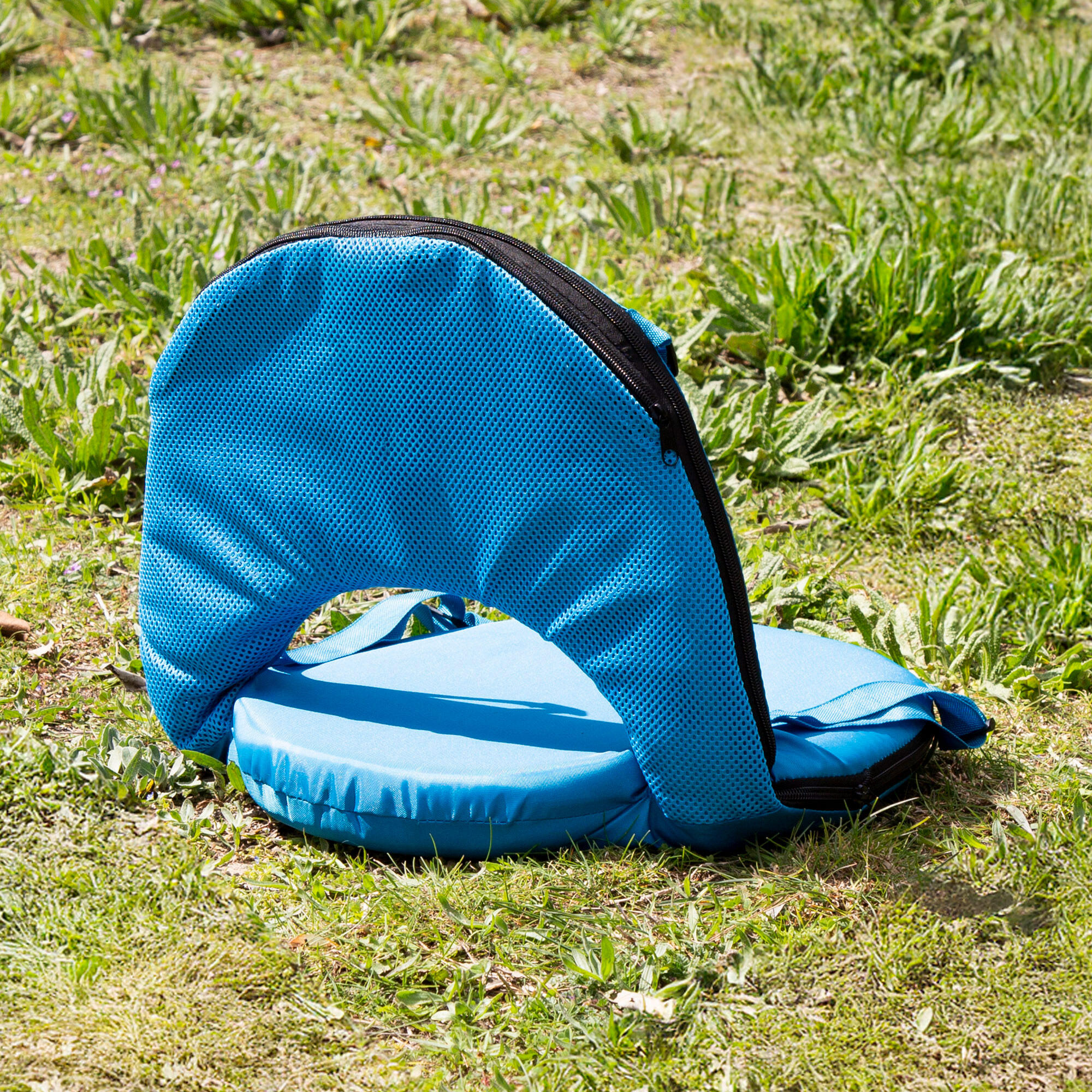 Aktive Sedile pieghevole blu con schienale regolabile 7/7
