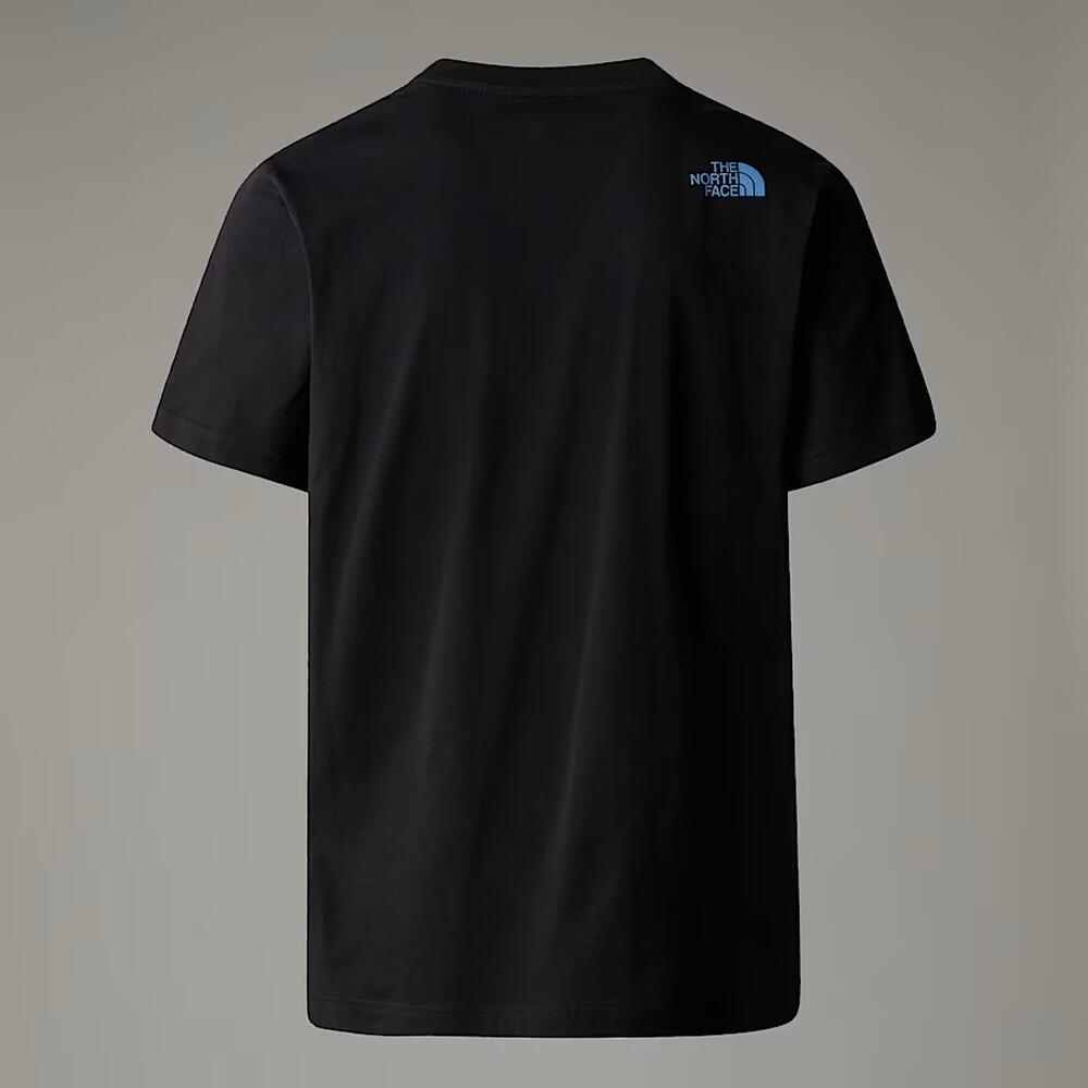 The North Face T-shirt Uomo Mountain Line NF0A87NTJK31 BLACK 2/5
