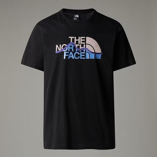 The North Face T-shirt Uomo Mountain Line NF0A87NTJK31 BLACK