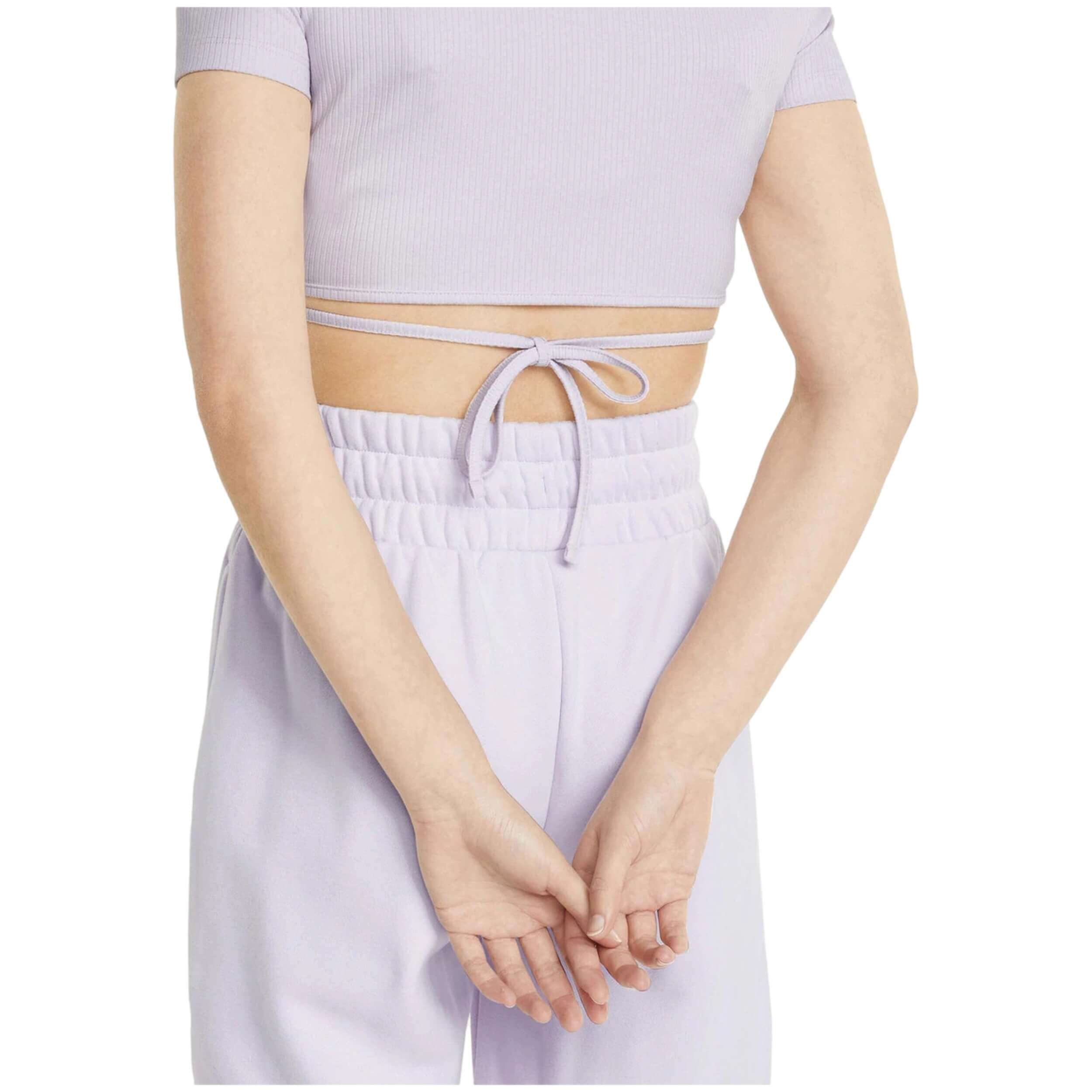 Haut pour femme Puma Classics côtelé violet 5/5