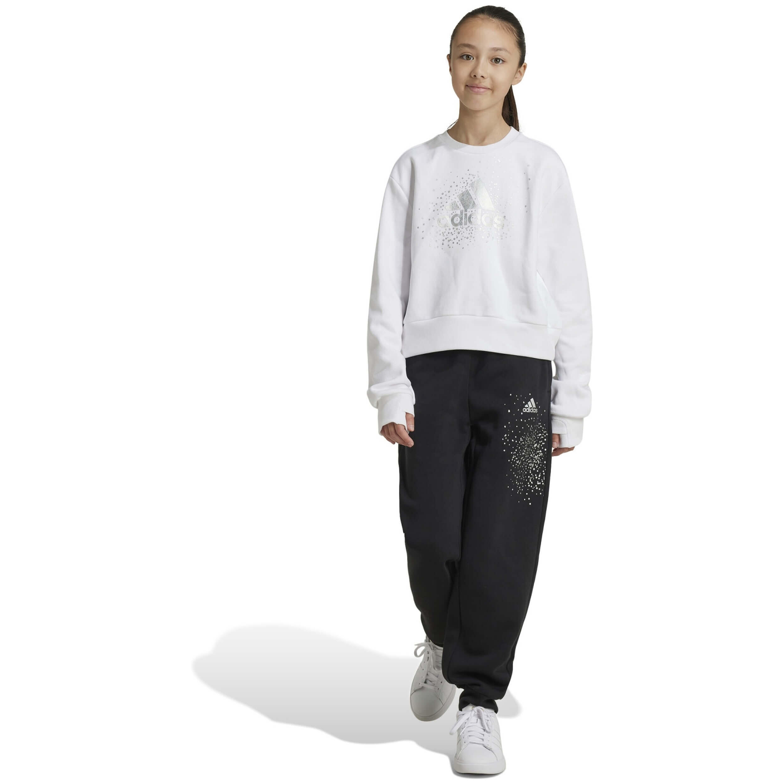 Pantalon largo Adidas Fille Glam para niñas 3/5