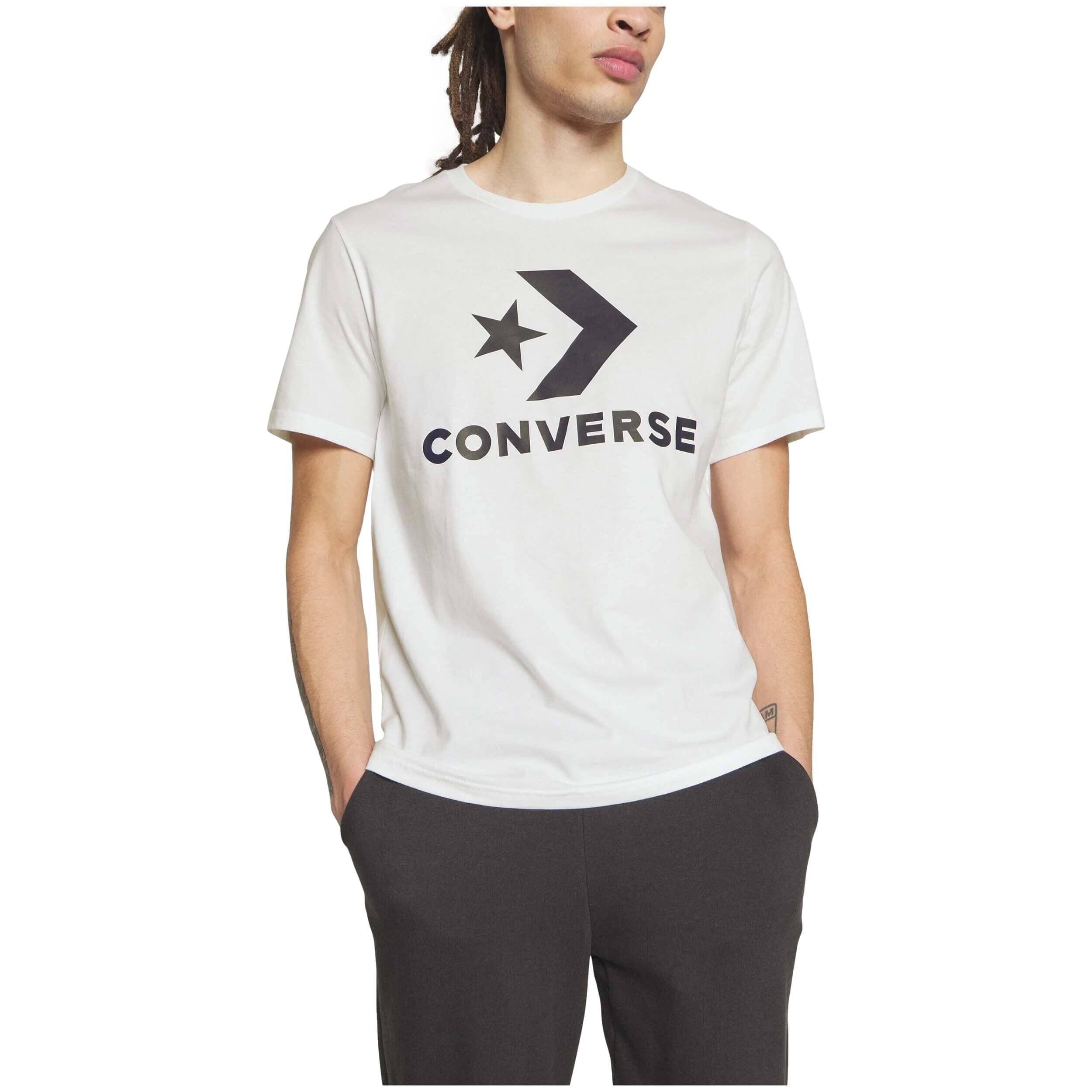 T-shirt Converse Stand fit Blanc 7/7
